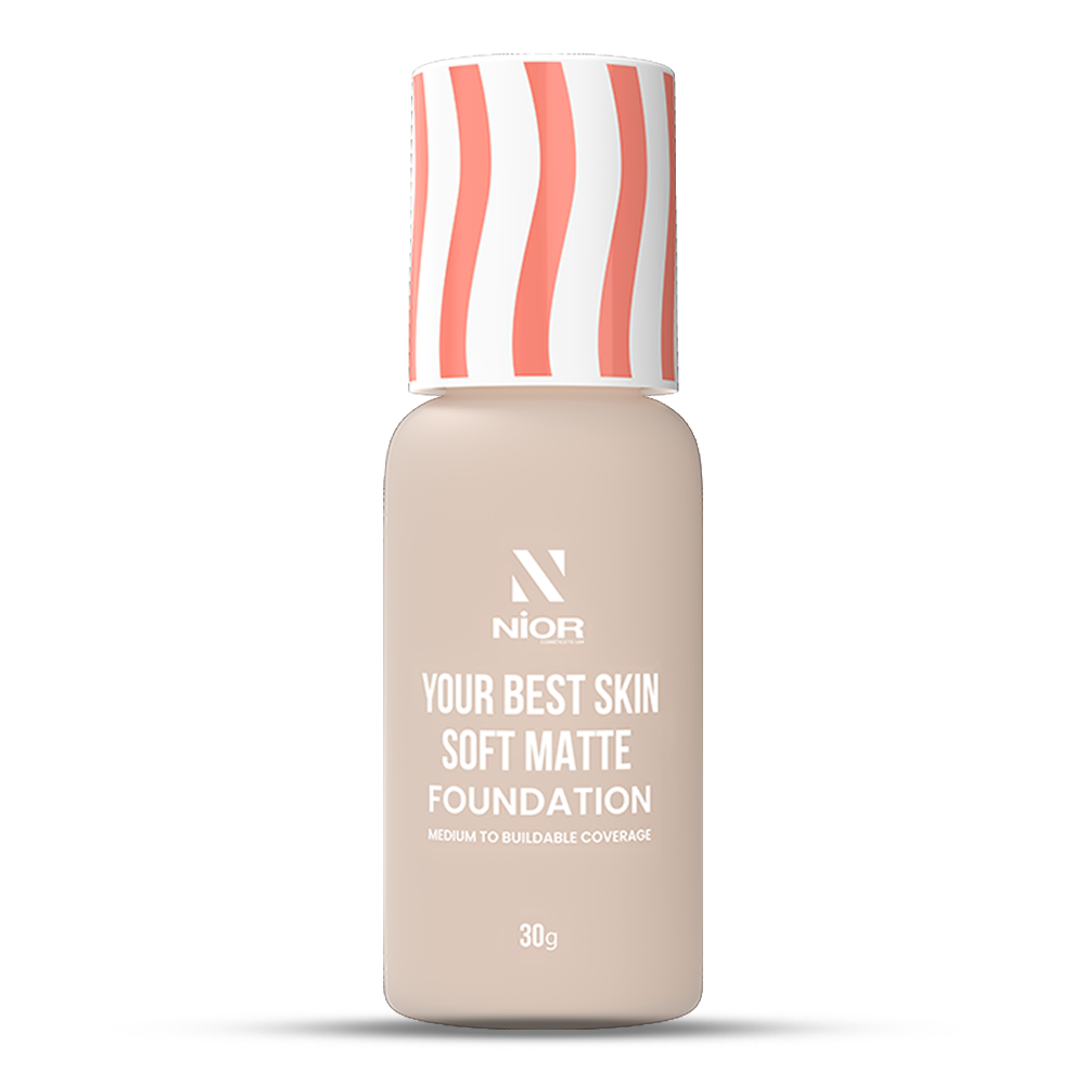 Nior Your Best Skin Soft Matte Foundation - 30ml - Soft Creme