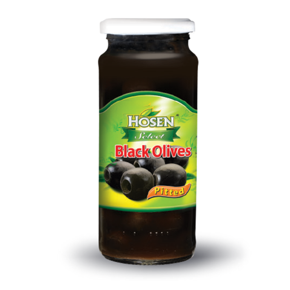 Hosen Select Black Olives Pitted - 345gm