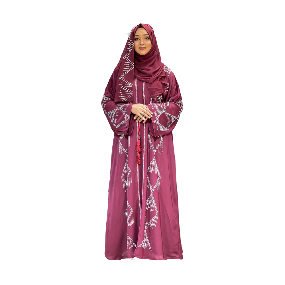 Nida Silk Burka For Women 683 - Blush