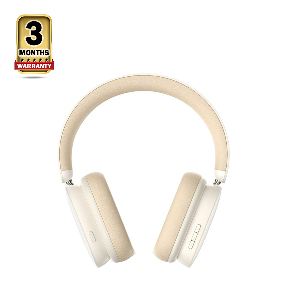 Baseus Bowie H1 Wireless Headphones ANC - Creamy-White - NGTW230002