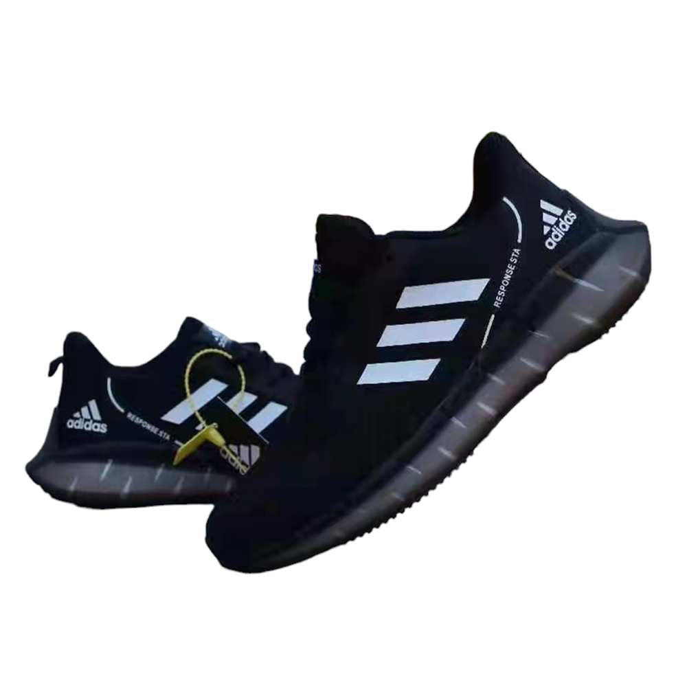 Adidas leather running shoes online