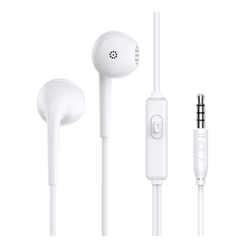 1Hora AUT117B In Ear Wired Earphone - White