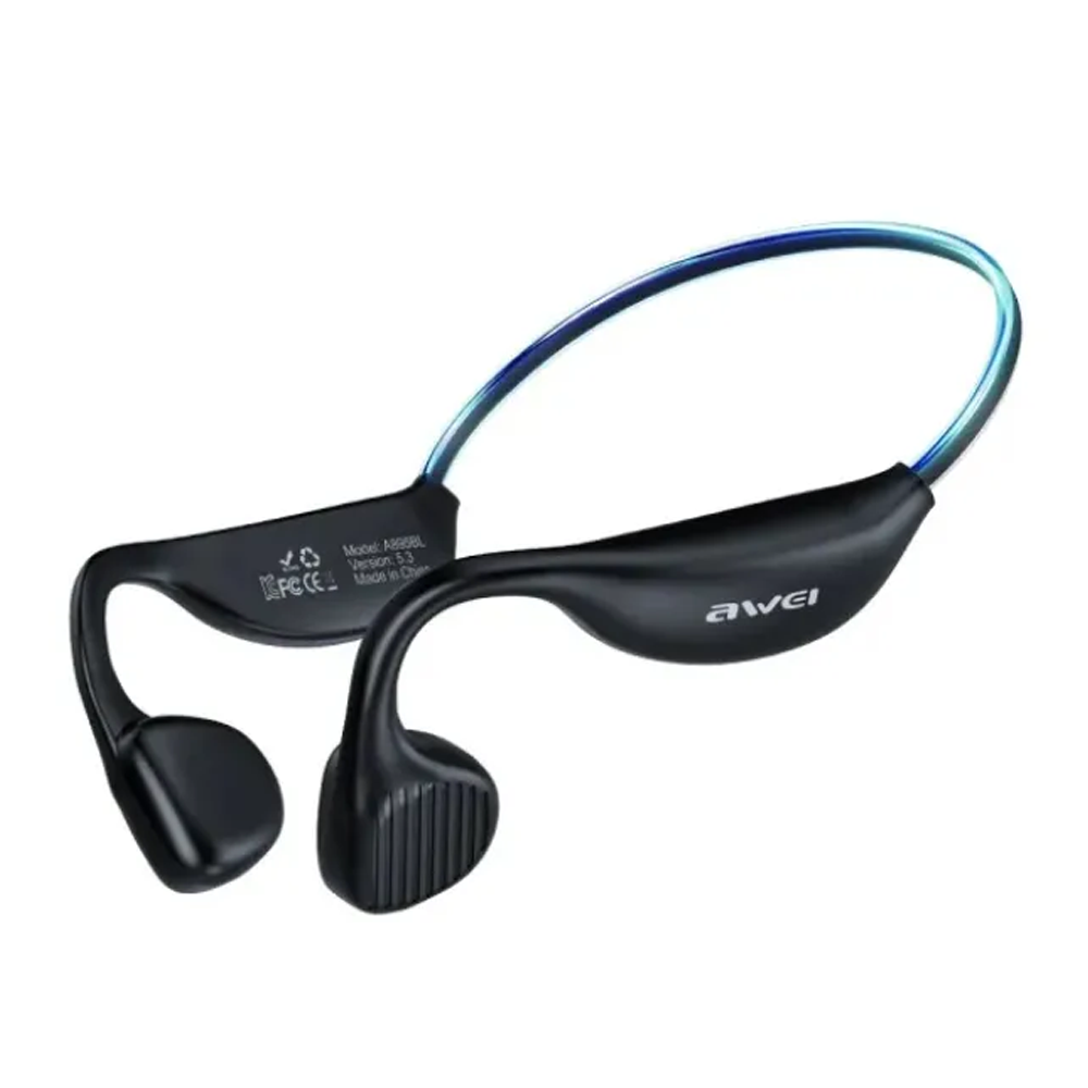 Awei A895BL Air Conduction Sports Headphones - Black