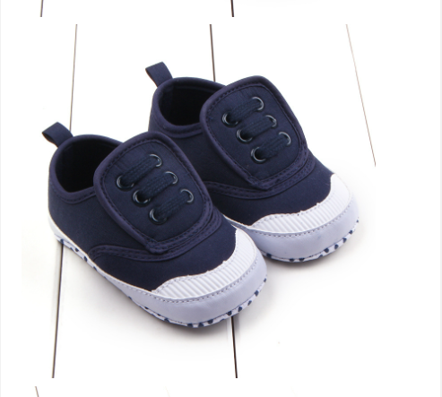 Armandy Cotton Baby Boy Shoe - Navy Blue 