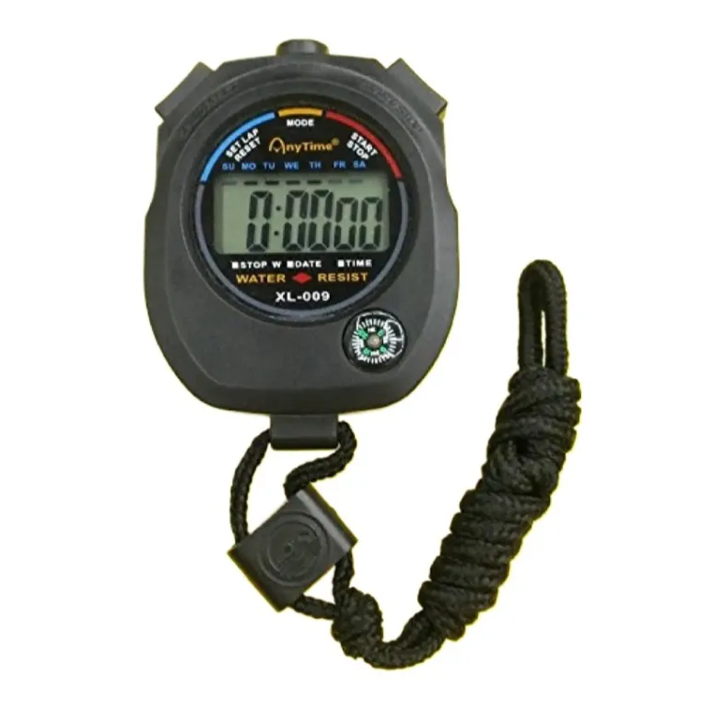 XL-009B New Version Stopwatch For Sports and Gym - Black