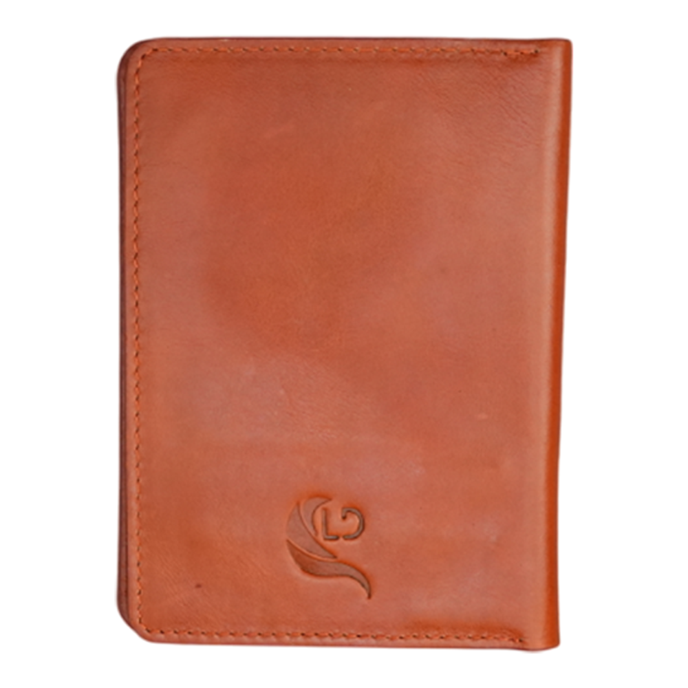 Rnw Leather Passport Wallet For Men And Women - Orange - RIM-PP-060-OR