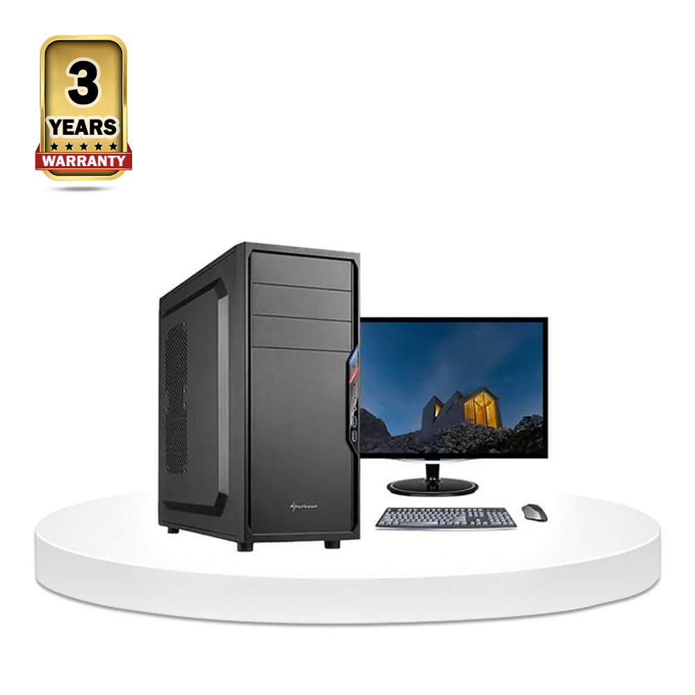 PC-114 Intel Core I5 1st Generation - 320GB HDD - 8GB DDR3 Ram -  19" Monitor - WINDOWS 10 64 BIT - PC - Black