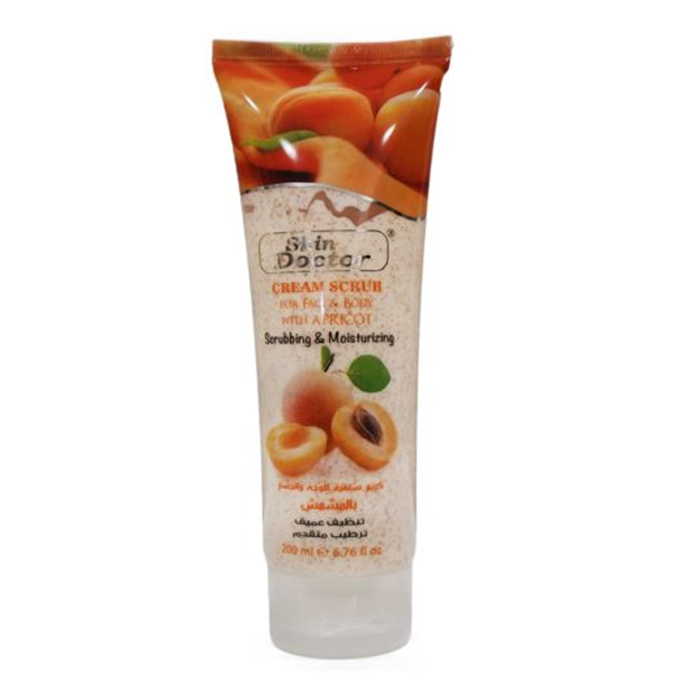 Skin Doctor Apricot Scrub Cream - 200ml - CN-244