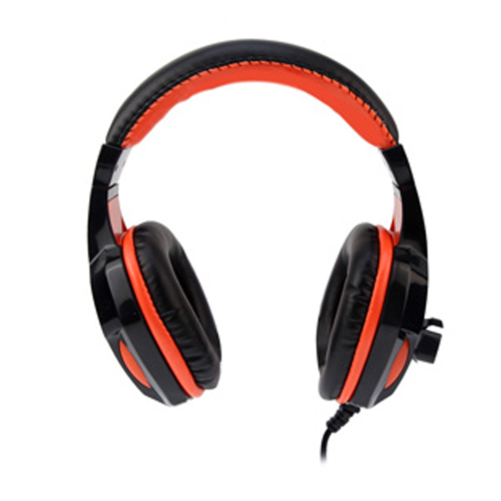 Meetion MT-HP010 Scalable Noise-canceling Stereo Leather Wired Gaming Headset - Black