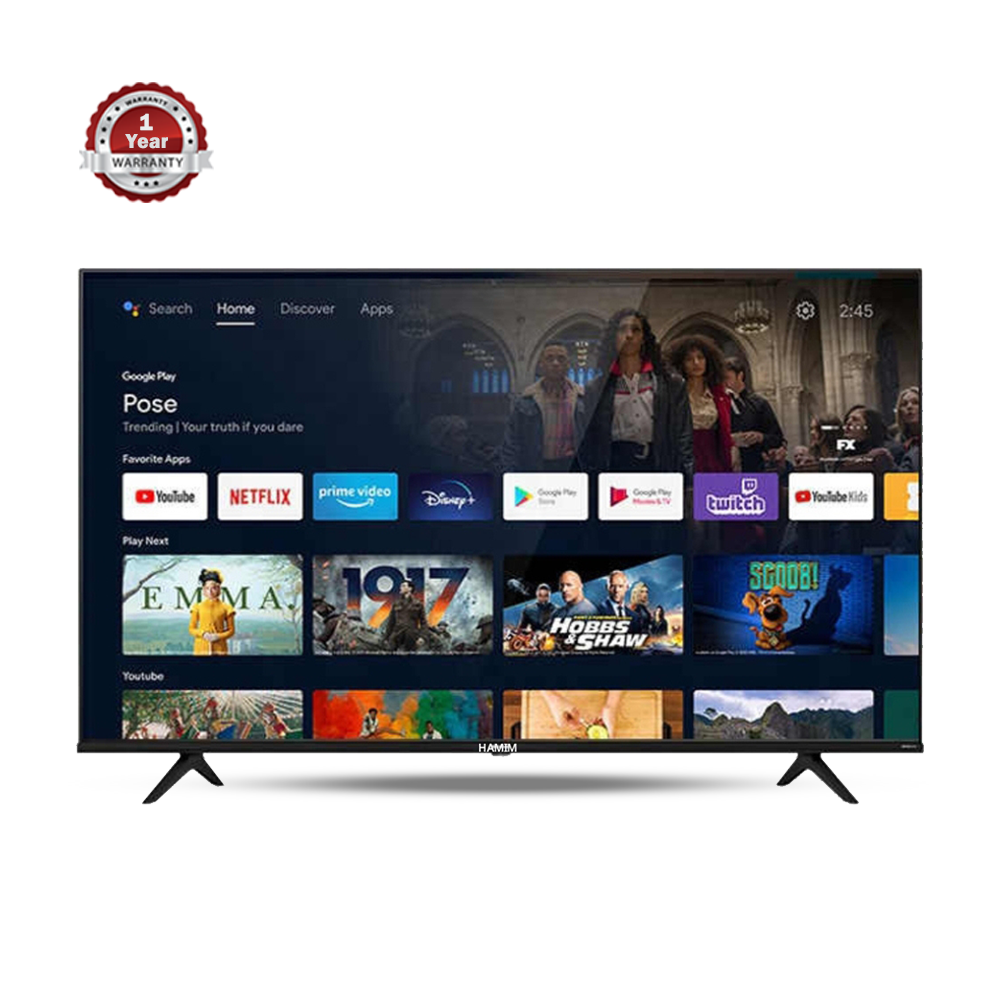 Hamim Smart Android TV - 32 Inch - Black