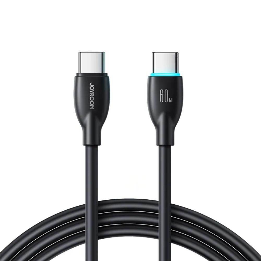 Joyroom S-A30 Type-C to Type-C 60W Fast Charging Data Cable - 1 Meter - Black
