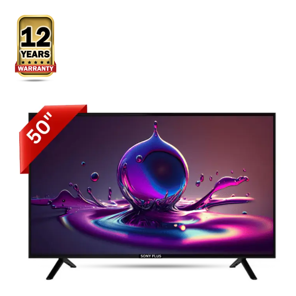 Sony Plus Smart Frameless Voice Control Android 4k LED TV - RAM 2 GB - ROM 16 GB - 50 Inch