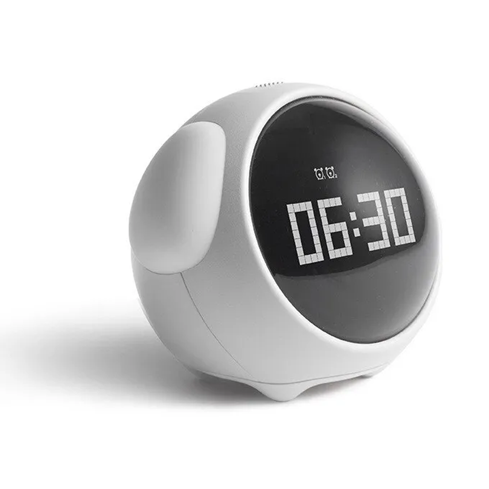 Xiaomi Cute Expression Alarm Emoji Clock - White and Black