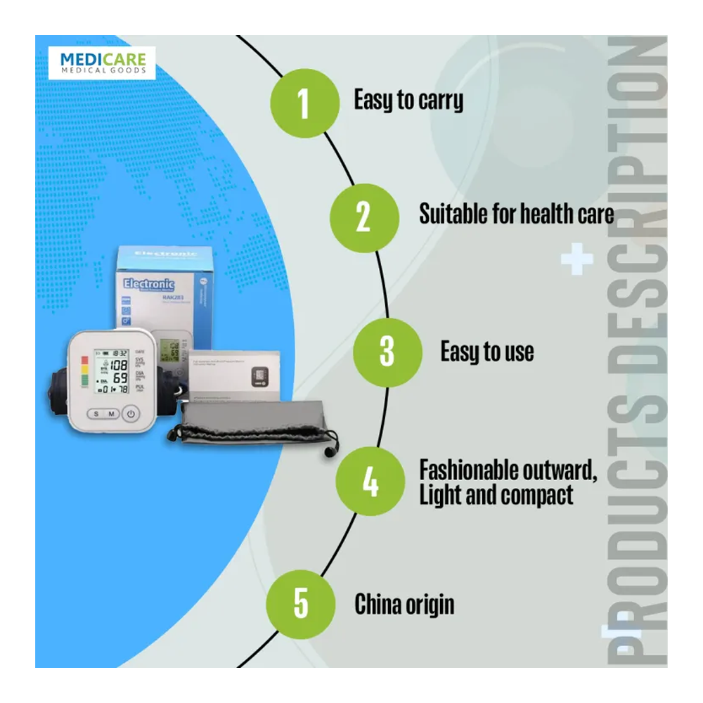 Rak-283 Digital Blood Pressure Monitor - White