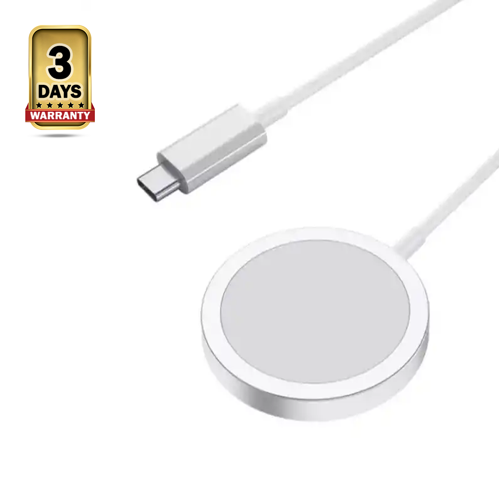 Phone Fast Magnetic Wireless Chargers -15 Watt - White
