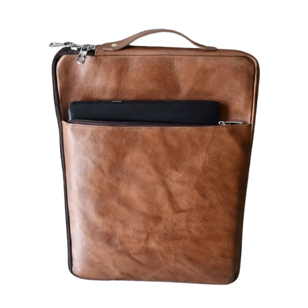 Loretta Leather Laptop Bag For Men - LLB - 0041 - Dark Chocolate