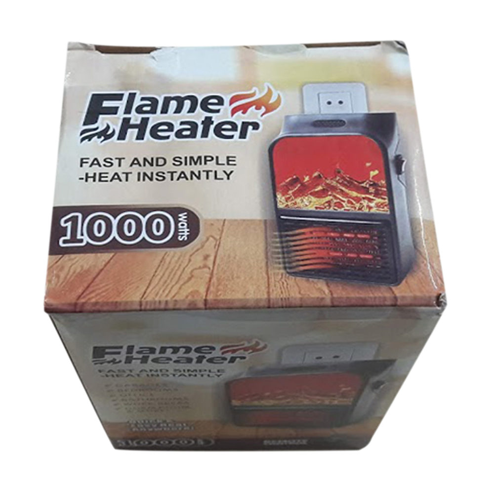 Flame Heater Fast And Simple Heat Instantly With Remote - 1000W