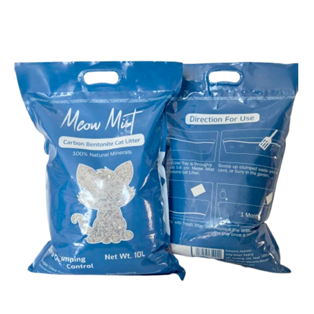 Meow Mist Carbon Bentonite Litter - 10L
