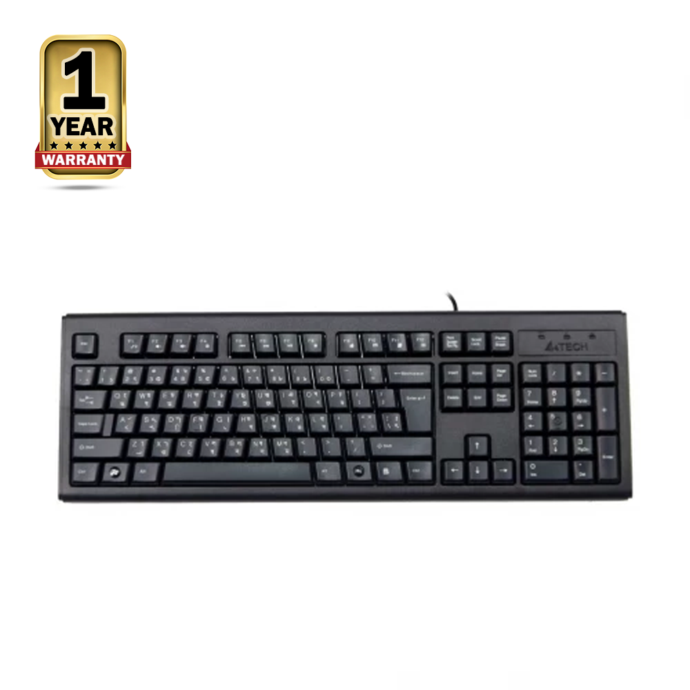 A4TECH KRS-83 Multimedia Keyboard - Black