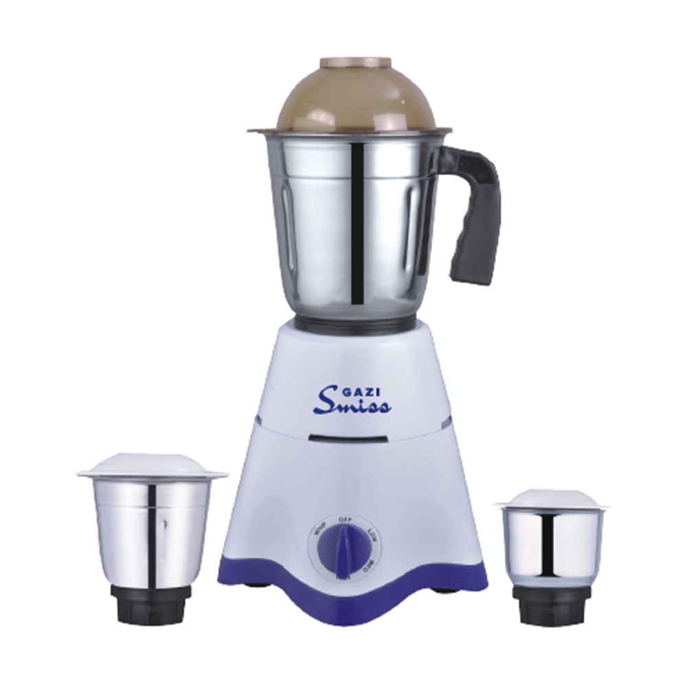 Gazi Nano Smiss Mixer Grinder - 500W - 1.25 Ltr