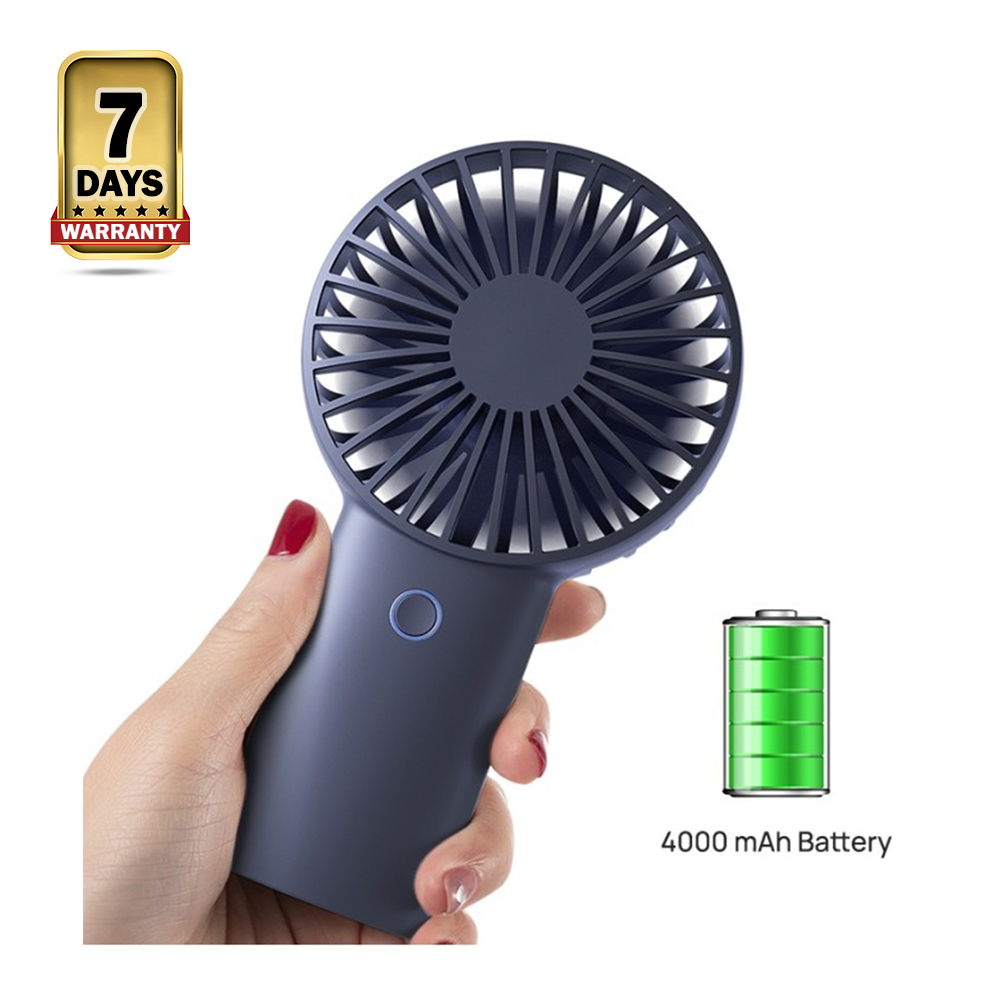 Jisulife F2B Rechargeable Handheld Portable Fan - 4000mAh - Blue