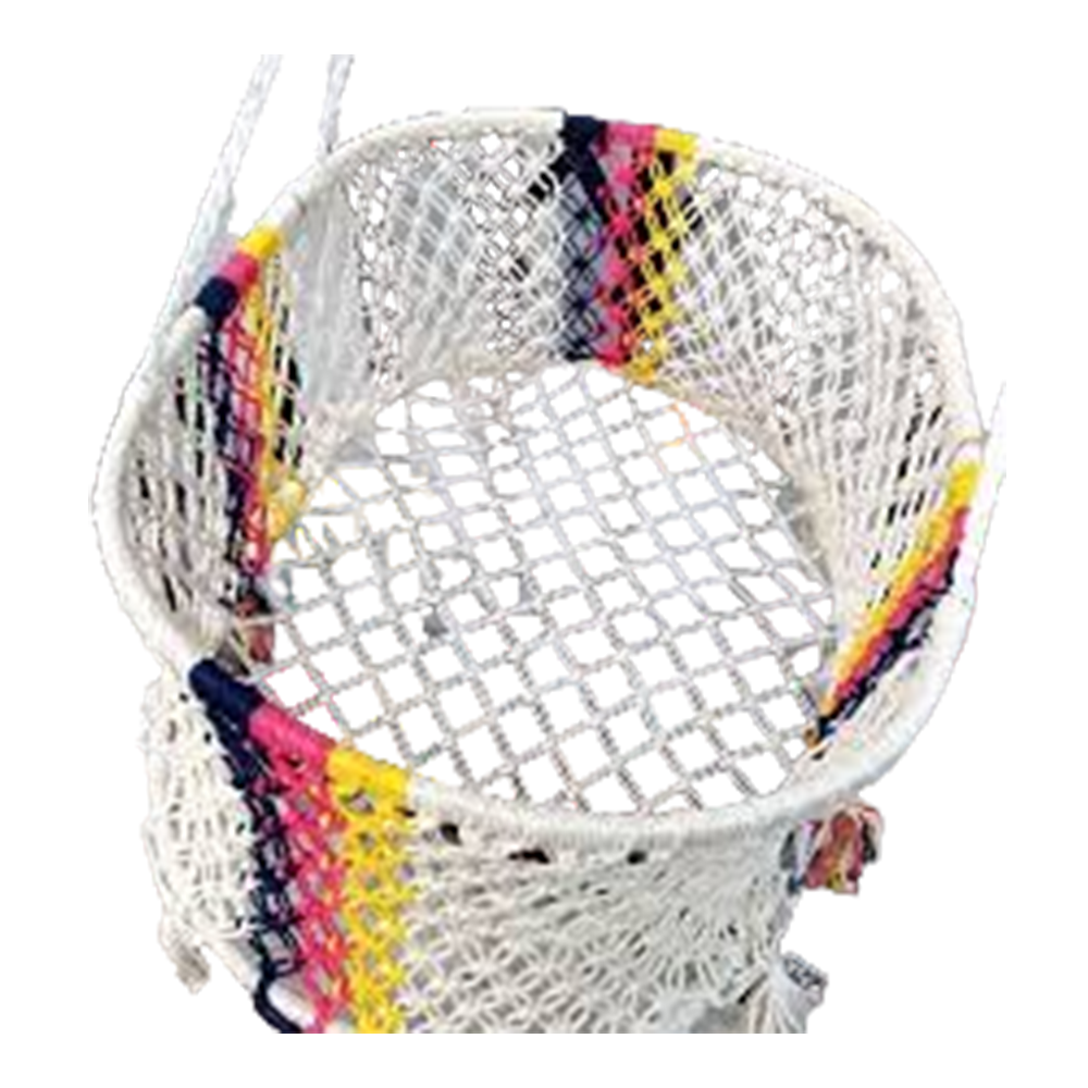Soft Mesh Support Jute Cradle For Baby - Multicolor