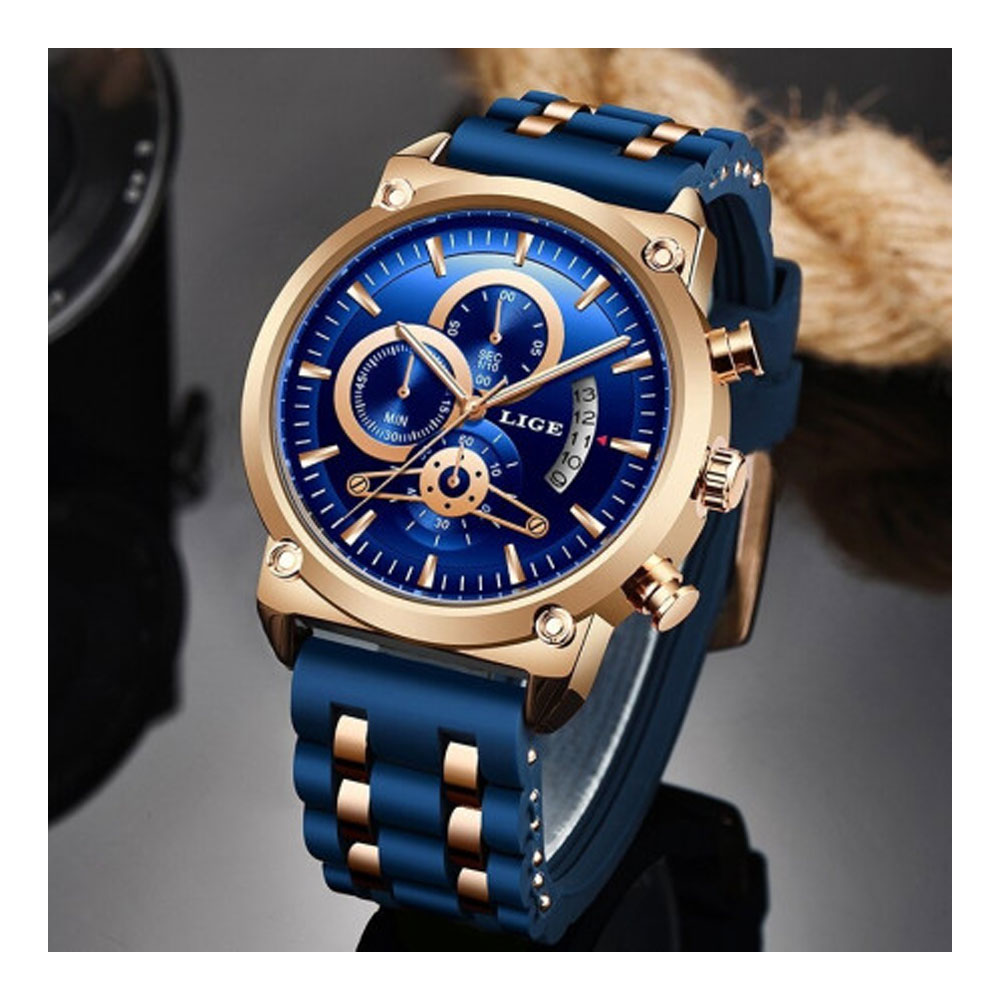 Lige blue watch best sale