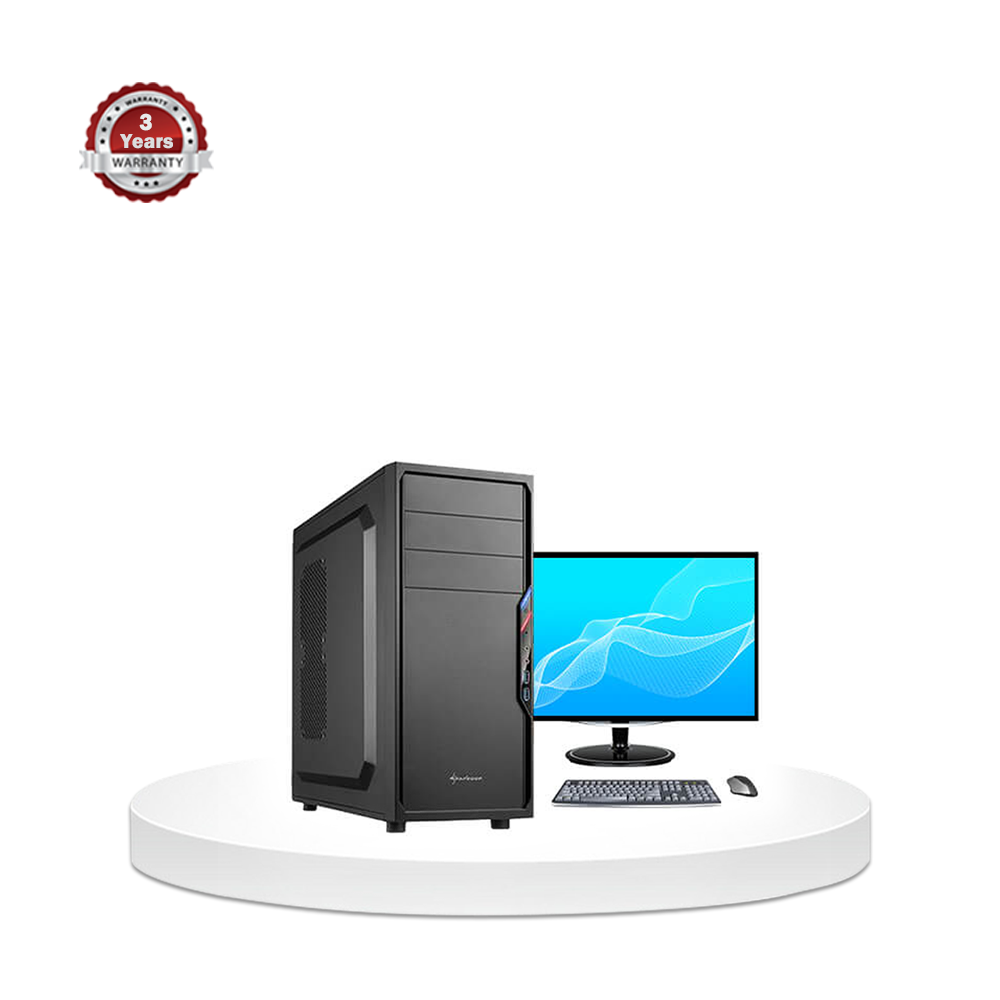 PC-102 - 17″ - Intel Core 2 Duo - 320GB HDD - 4GB DDR3 - GP 256MB - 17" Monitor - WINDOWS 7 32 BIT - Black