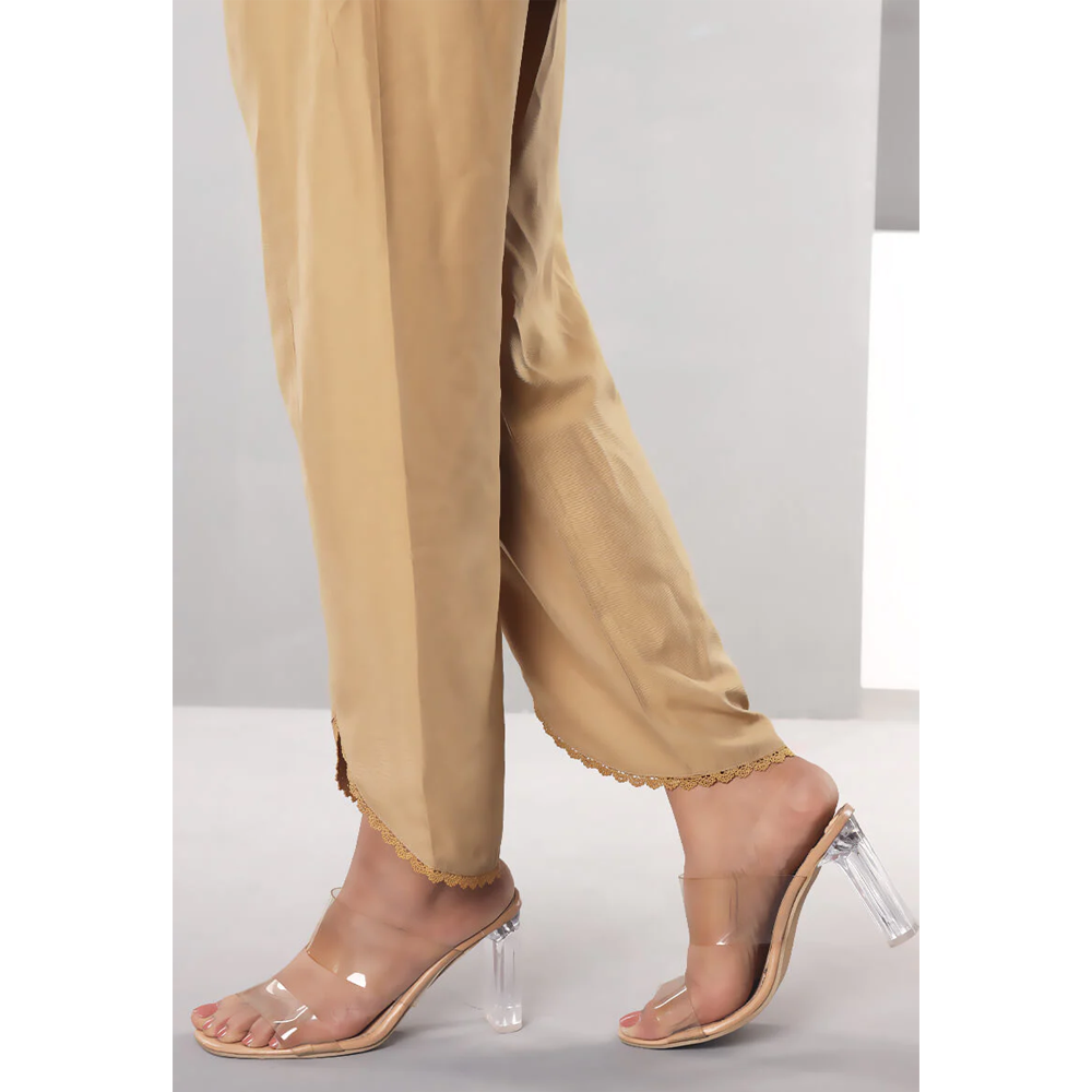 Cashmilon Tulip Pant For Women - Beige - P1