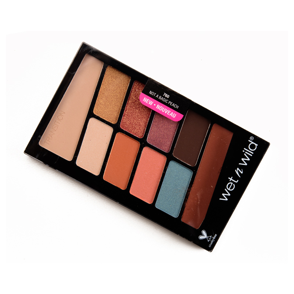 Wet N Wild Color Icon 10 Pan Eyeshadow Palette - Not A Basic Peach