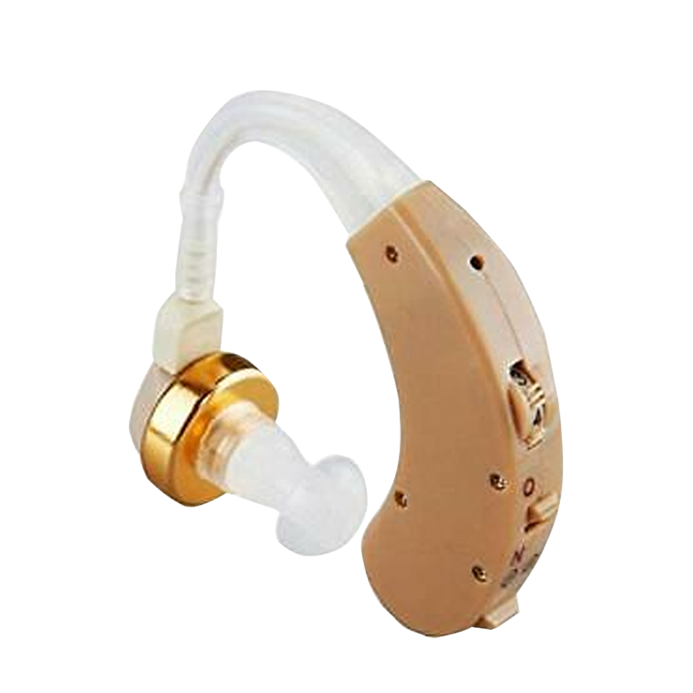 Hearing Aid - Brown and White