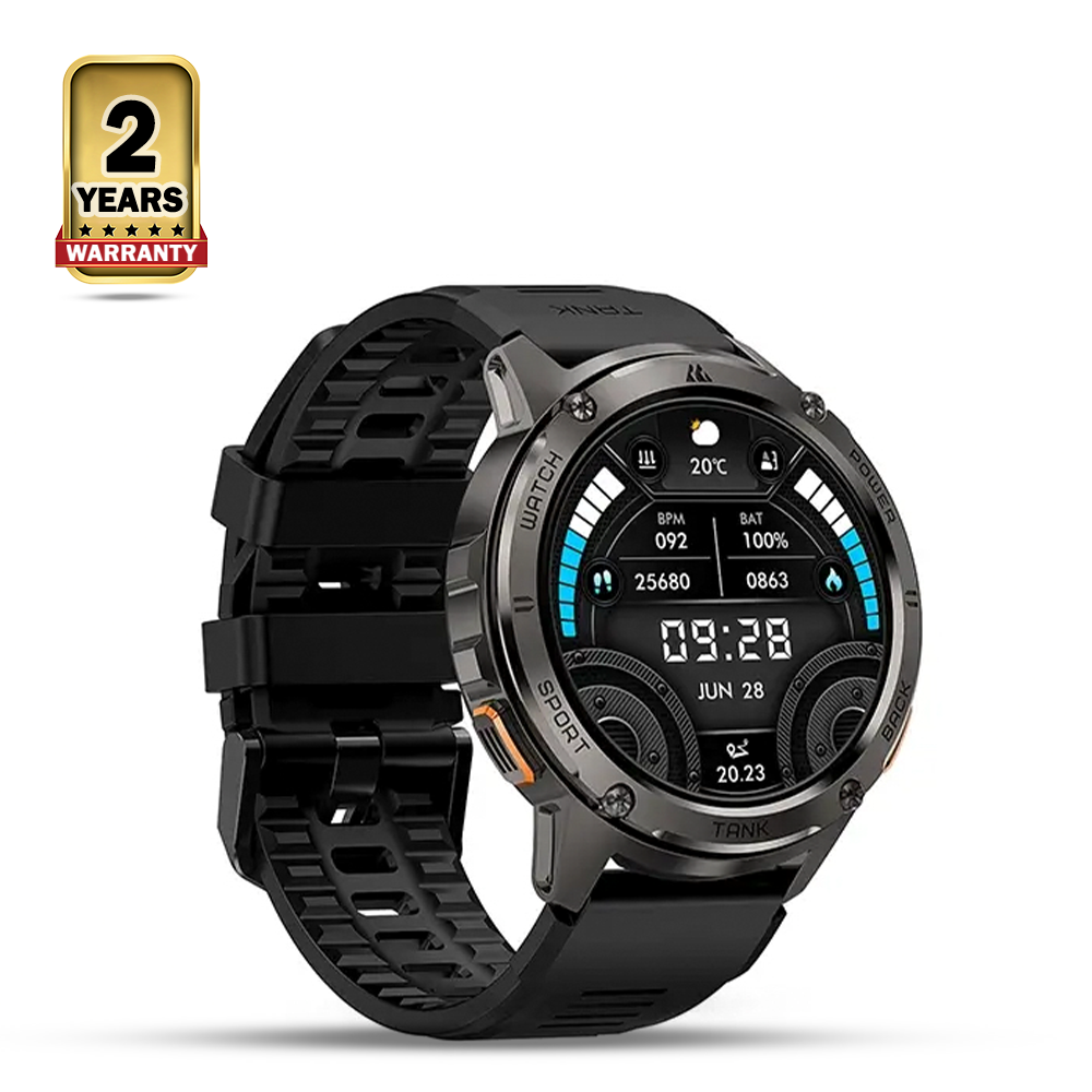 KOSPET TANK T3 BT Calling Rugged Smartwatch - Black