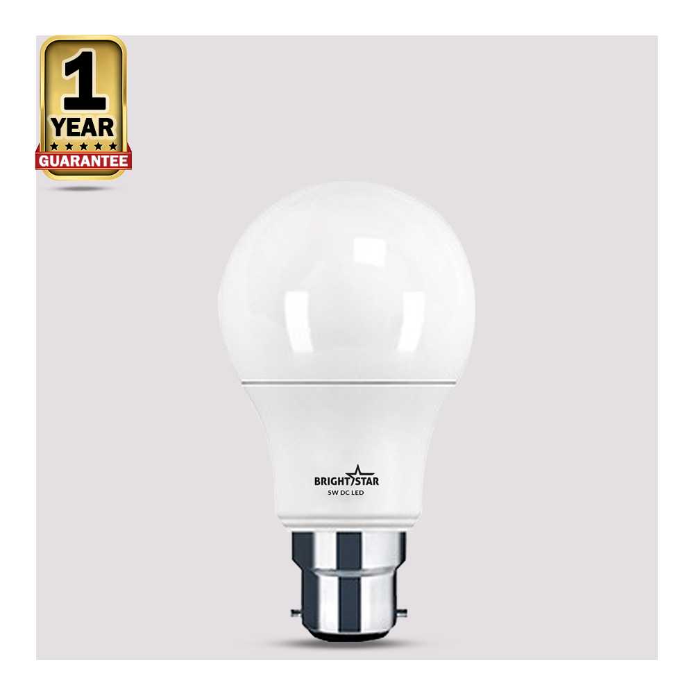 BrightStar Solar LED DC Bulb - Pin - 5 Watt