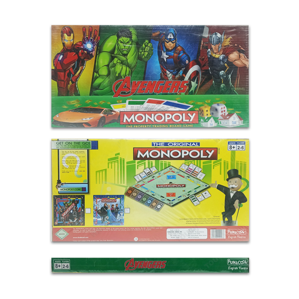 Monopoly Banking Paper Board Game - 6 Players - 153002028