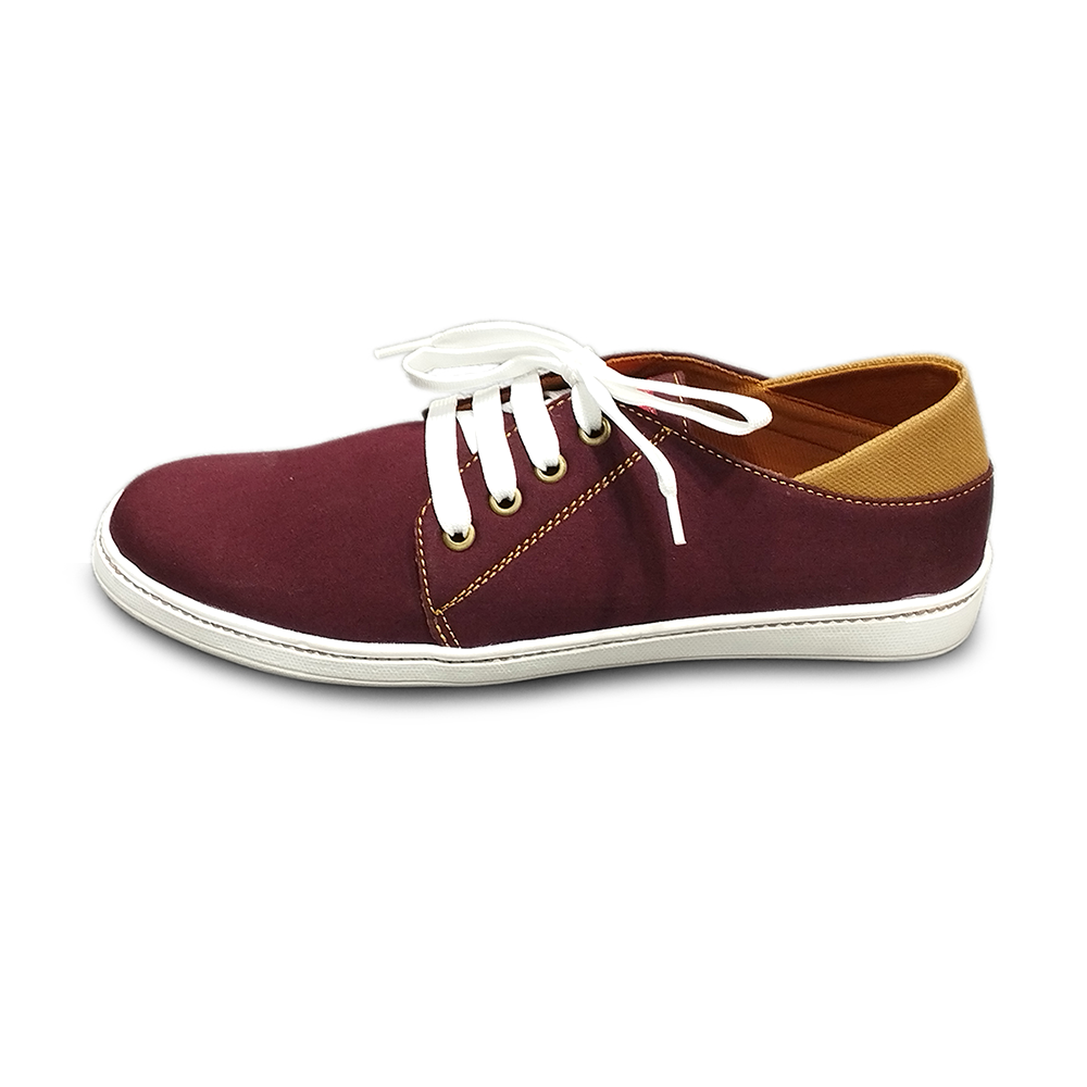 Mens burgundy canvas store shoes