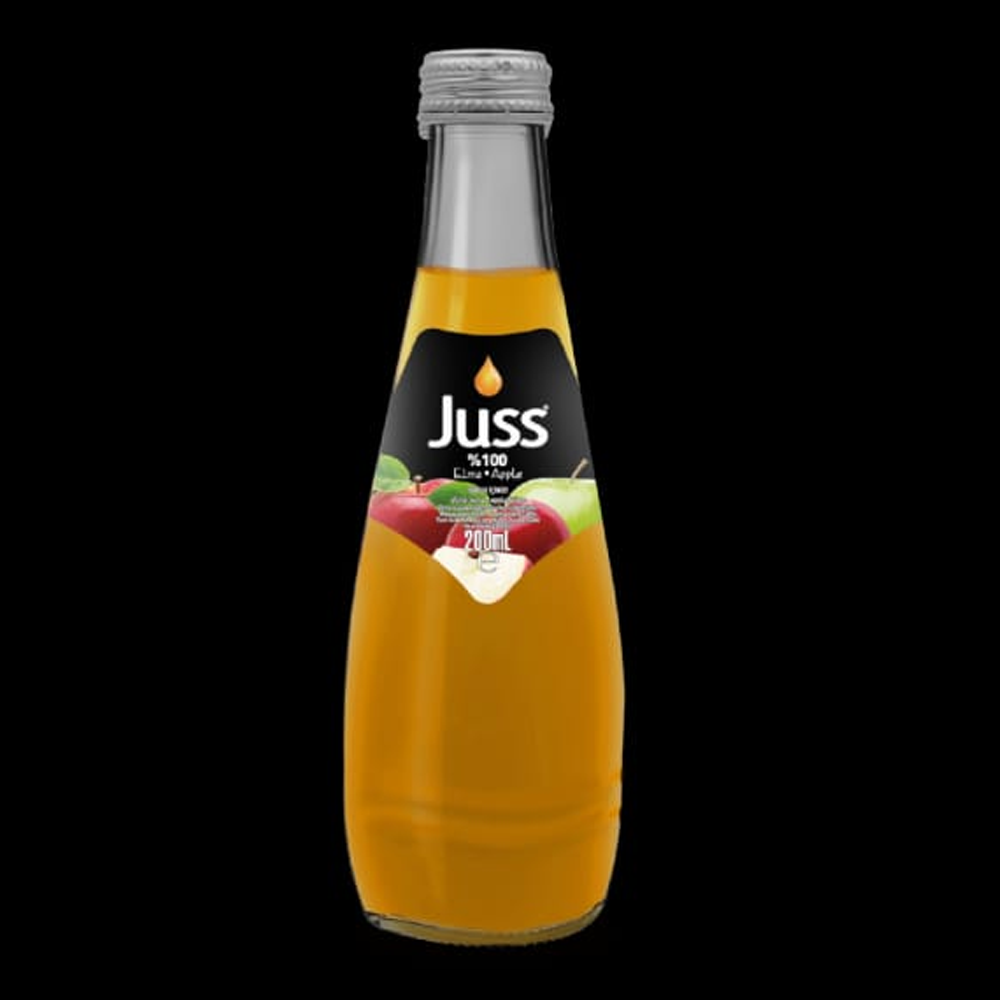 Juss 100 Percent Apple Juice - 200ml