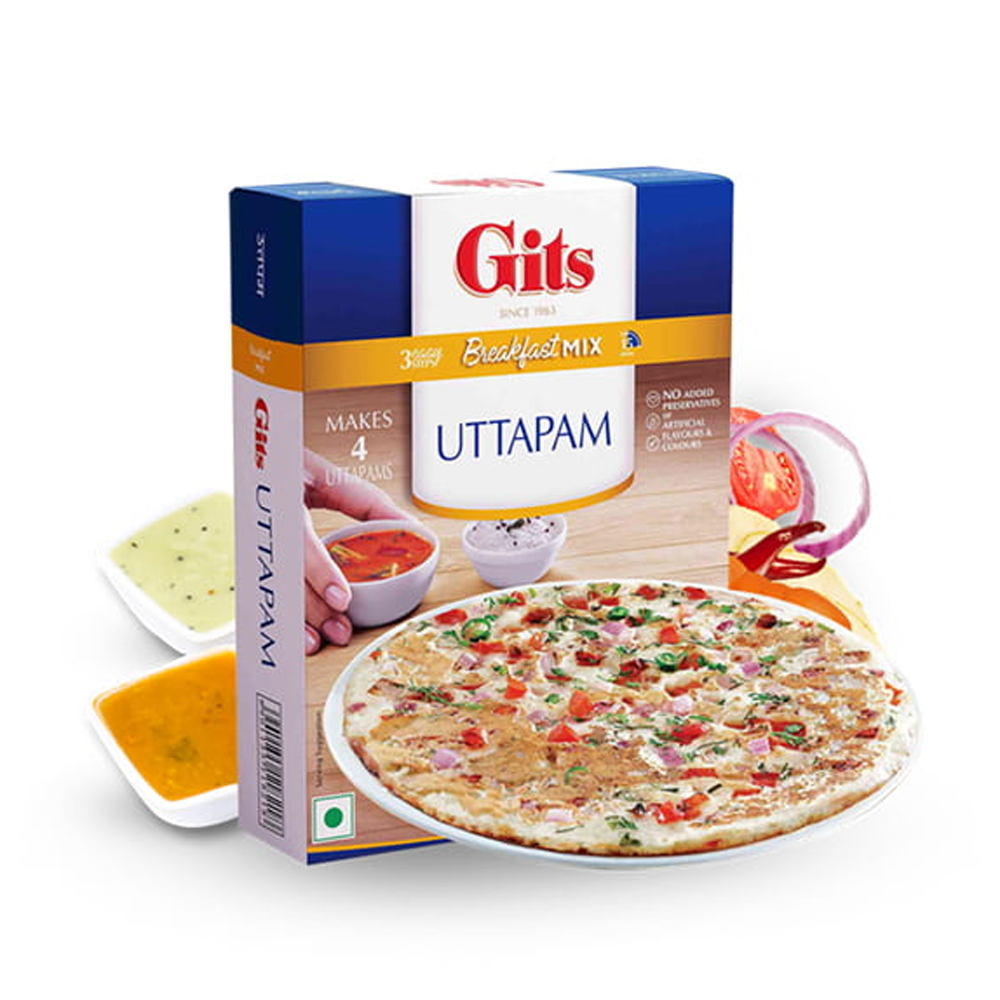 Gits Instant Uttapam Breakfast Mix - 200gm