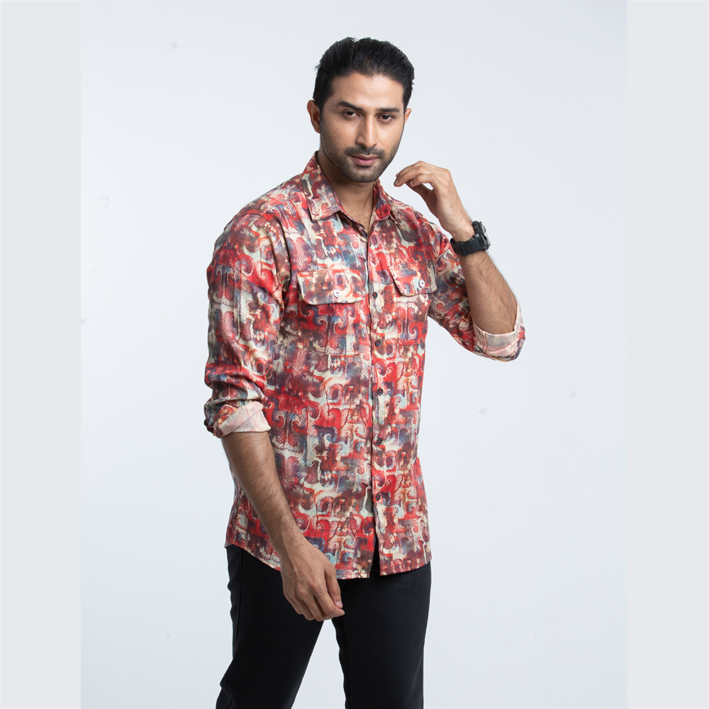 Cotton Full Sleeve Casual Shirt for Men - Multicolor - SP0221