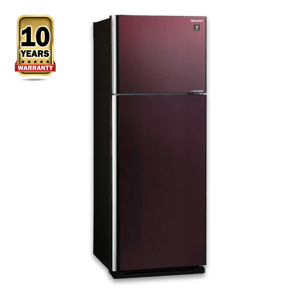 Sharp SJ-EX495P-SL Inverter Refrigerator - 428 Liter - Brown