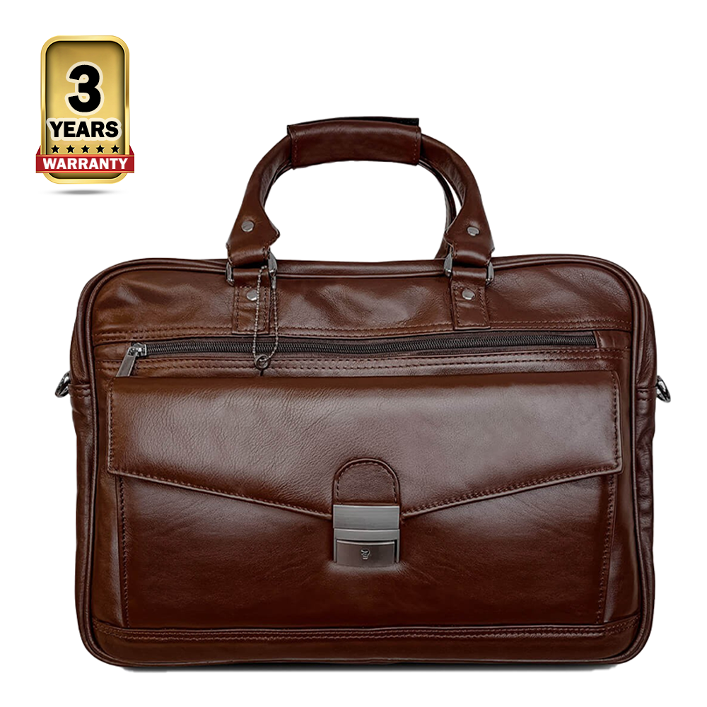 Leather Office Bag For Men - OB -1017