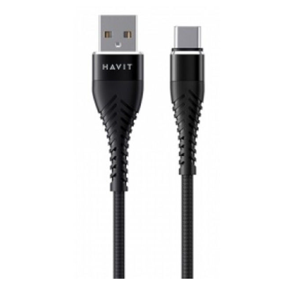 Havit CB707 USB To Type-C Data and Charging Cable - Black