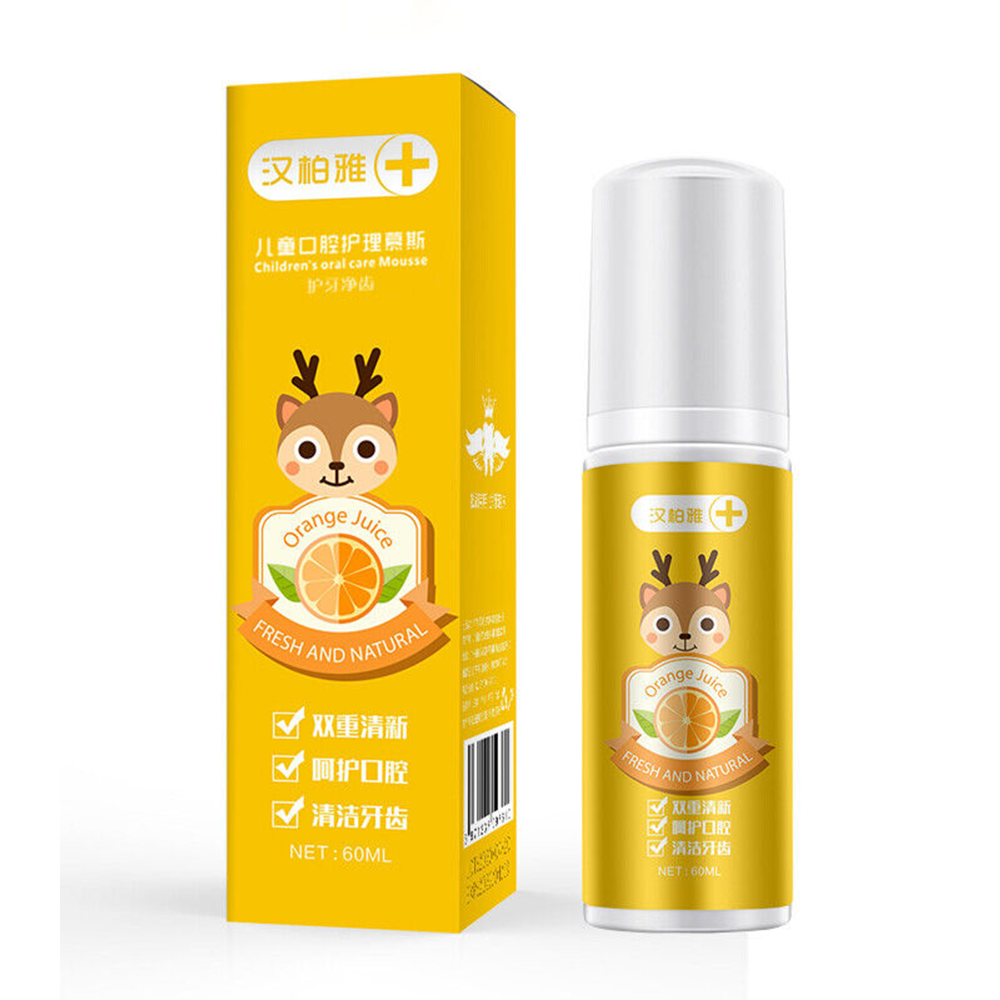 Fruit Flavor Foaming Toothpaste For Kids - CDORP02 - 60ml