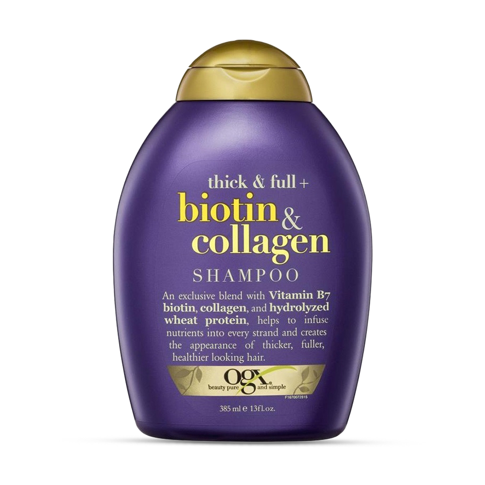 OGX Thick and Full+ Biotin and Collagen Shampoo - 385ml