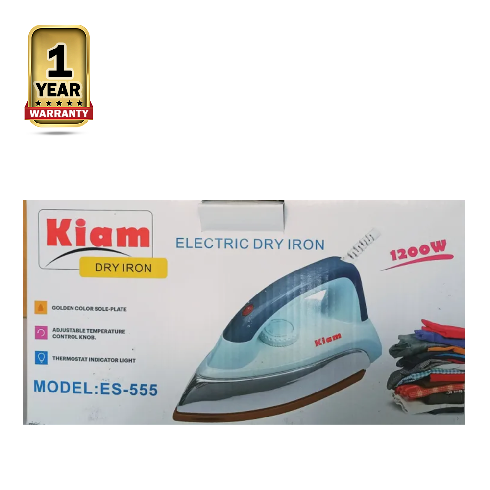 Kiam ES- 555 Electric Dry Iron - Multicolor 
