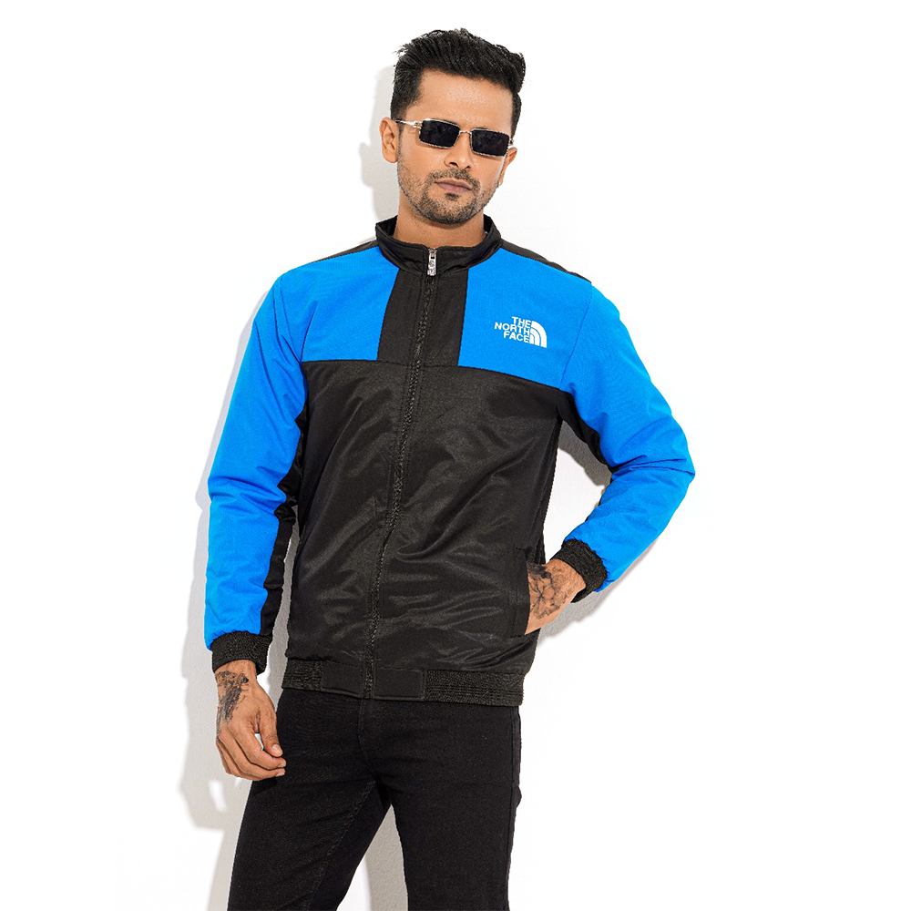 Suskin Winter Padding Jacket For Men - Black and Blue - J-115