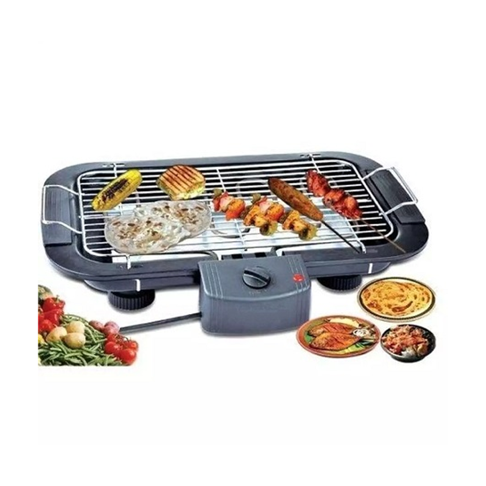 Electric BBQ Grill Machine - Black