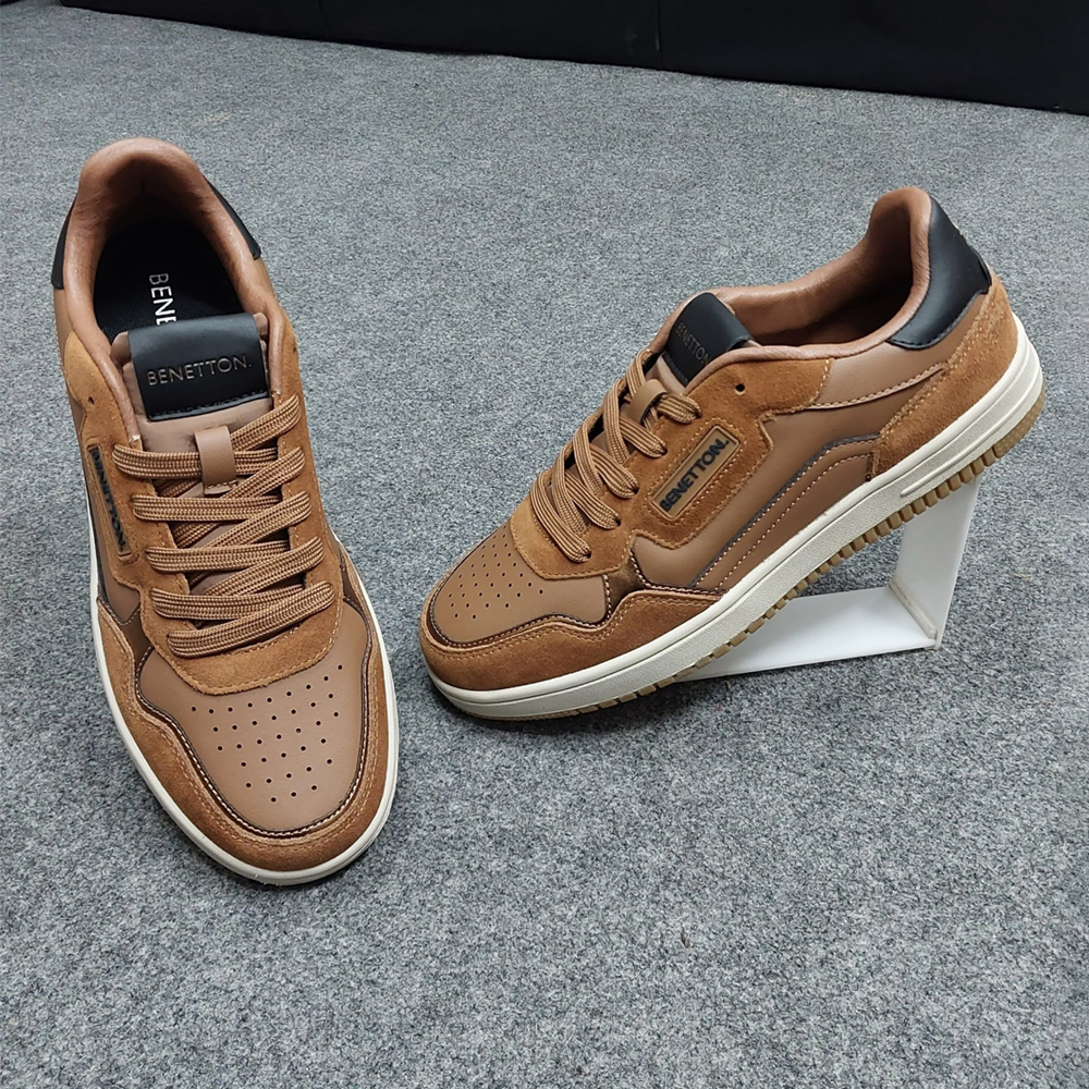 Benetton Lifestyle Sneakers for Men - Brown