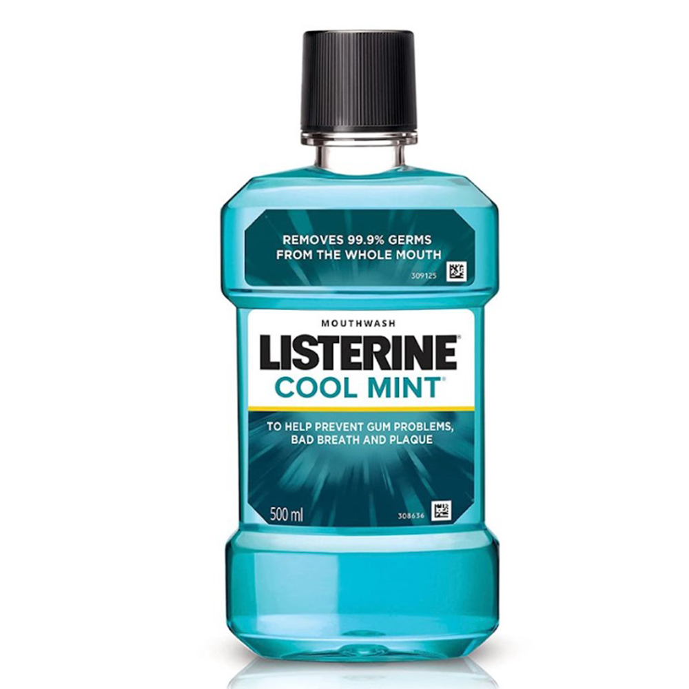 Listerine Cool Mint Liquid Mouthwash - 500ml - 79602184