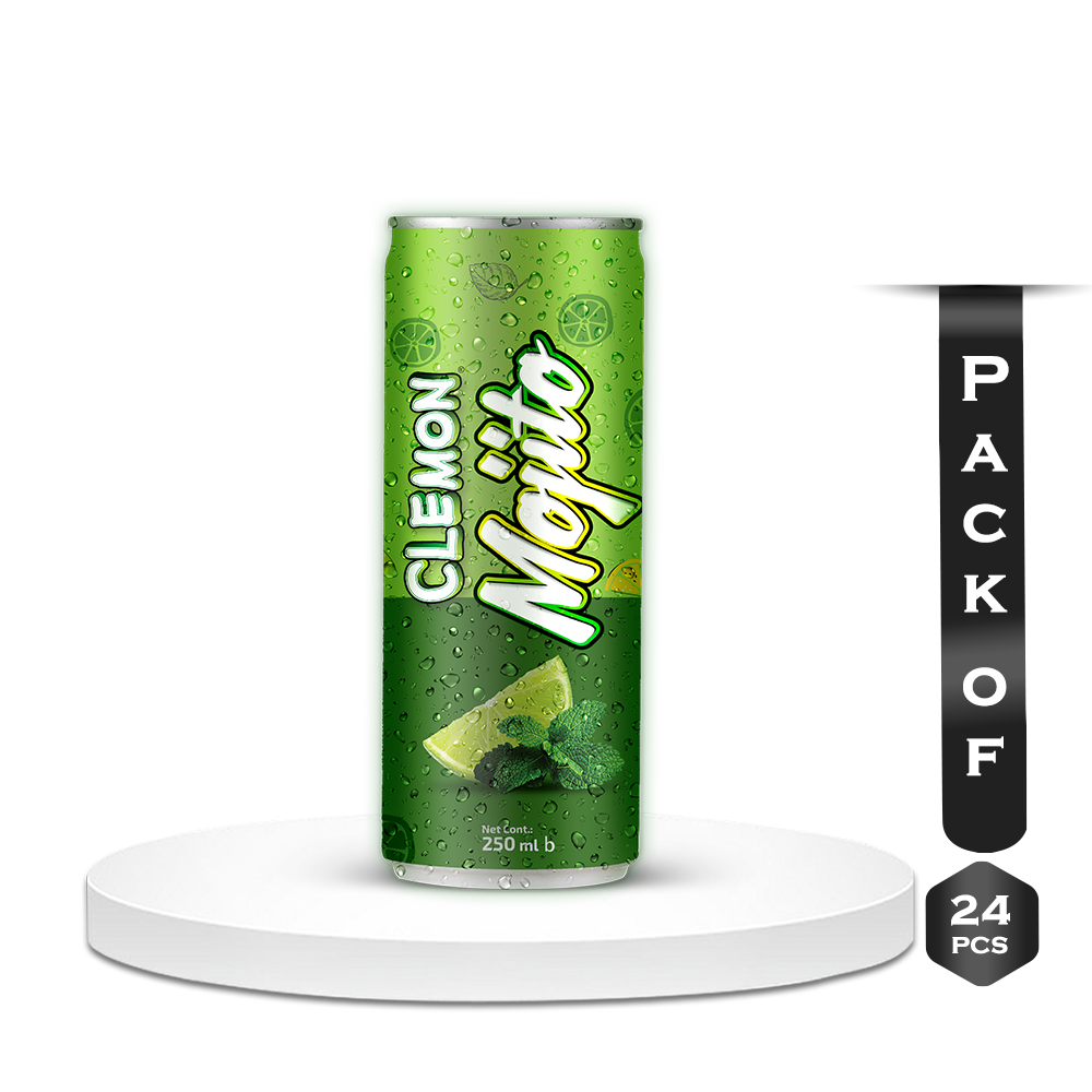 Pack of 24Pcs Clemon Mojito Can - 250ml