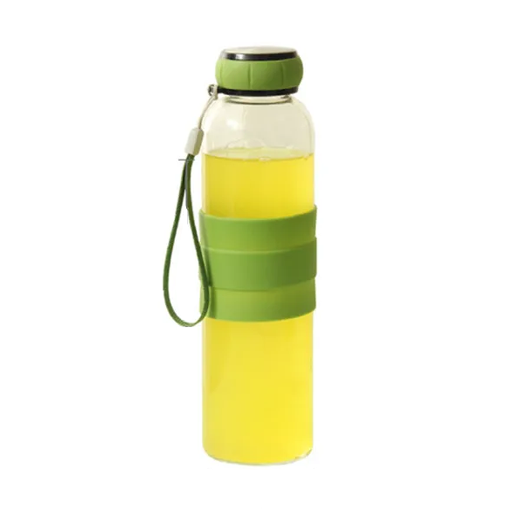 Portable Glass Water Bottle - 500ml